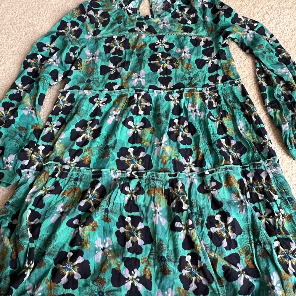 Knox Rose women’s Dress in Green and Black Floral